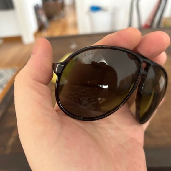 Gucci 1646/S Sunglasses 0O1670 DARK HAVANA (6110) - Picture 3 of 6